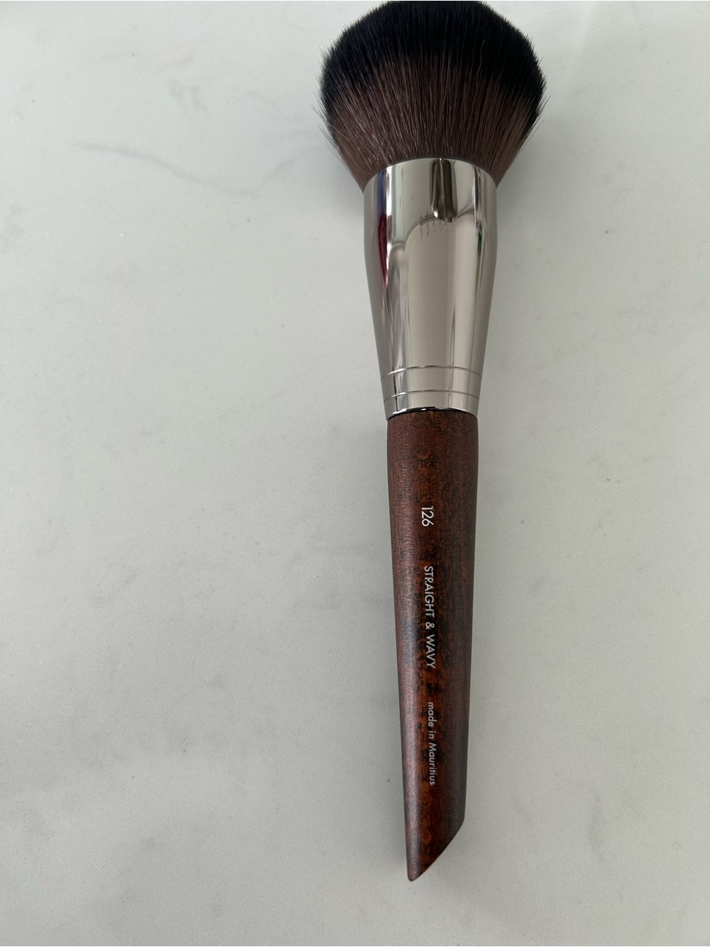 Makeup Forever Powder Brush - Brown Handle with Dark Bristles